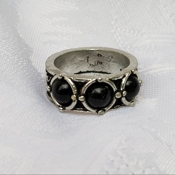 🖤🥀Vintage Alchemy Gothic Necromancer Ring - Picture 4 of 4